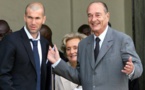 Zidane "triste" pour Chirac, "Président de tous les sportifs"