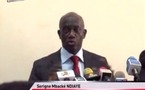 Exclusivité Vidéo : Le point de presse de Serigne Mbacké Ndiaye