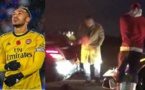 Aubameyang victime d’un accident au volant de sa Lamborghini