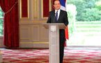 Hollande : "Je ne déciderai pas de tout pour tout"