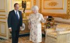 François Hollande en tête à tête avec la reine Elizabeth