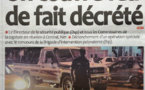 A la Une du Journal Libération du 23 Août