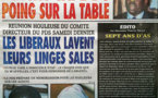 A la Une du Journal L'As du 03 Septembre 