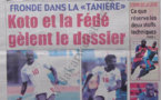 A la Une du Journal Walf Sport du 14 Sept