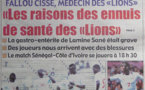 A la Une du Journal Walf Sports du 27 Septembre 