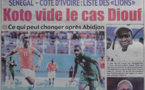 A la Une du Journal Walf Sports du 28 Septembre