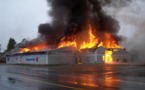 Rufisque : un magasin de tissus prend feu au marché central