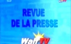 Revue de Presse du jeudi 29 novembre 2012 (Walf Tv)