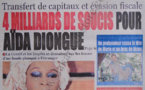 A la Une du Journal Le Quotidien du 03 Décembre 2012