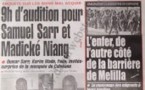 A la Une du Journal Le Populaire du Samedi 08 Décembre 2012