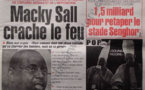 A la Une du Journal Le Populaire du Samedi 15 Décembre 2012