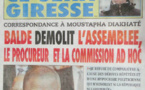 A la Une du Journal L'As du mercredi 09 janvier 2013