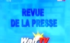 Revue de presse du vendredi 11 janvier 2013 (Walf Tv)