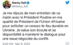 Le tweet de Macky Sall à Poutine: Un cessez-le-feu proposé par le Président de l'Union africaine