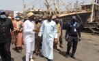 Visite de chantiers du port de Dakar par son Directeur général