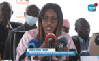 Remise symbolique de refinancements faite par la Ministre Zahra Iyane Thiam à l'URMECS 