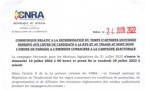 Communiqué du CNRA portant convocation des mandataires de listes candidates aux élections législatives du 31 juin 2022