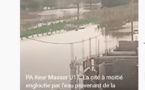 PA Keur Massar U18: La cité à moitié engloutie par l'eau provenant de la Marine Française