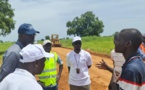 Pudc: Cheikh Diop visite le chantier de la piste Tankonfara-Médina Passy-Hamdallaye-Saré Samba Cissé-Bourouco (Photos)