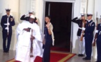 Le Président Jammeh et sa douce moitié à la Maison Blanche
