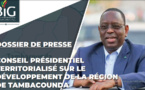 Conseil présidentiel territorialisé sur le développement de la région de Tambacounda