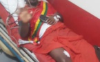 Photo : Guy Marius Sagna sur son lit d'hôpital