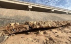 Photos : Le pont de Cambérène subit déjà, les assauts des vagues dévastatrices