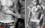 Justin Bieber, photoshopé pour Calvin Klein? Il riposte en photo