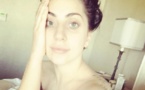 Lady Gaga, selfies au naturel