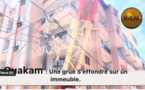 Ouakam: Une grue s’effondre sur un immeuble