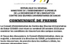 Coud : Examen des conditions de réouverture des campus sociaux