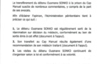 Transfèrement du détenu Ousmane Sonko à la prison du Cap Manuel: L'administration pénitentiaire donne des précisions de taille