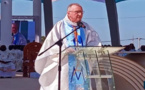 Arrivée du Cardinal Pietro Parolin au Sanctuaire marial de Popenguine