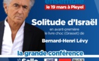 Agir Ensemble vous invite à une soirée-débat captivante autour du nouveau livre de Bernard-Henri Lévy, 'Solitude d'Israël'"