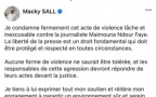 Agression sauvage de Maïmouna Ndour Faye : Le Président Macky Sall condamne fermement cette lâcheté