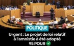 Assemblée nationale: Le projet de loi relatif à l'amnistie, a été adopté