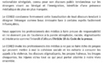 Propos tendancieux de Tahirou Sarr: Le CORED s'indigne et met en garde les professionnels des médias