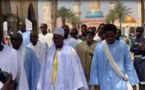 Korité 2024 : Arrivée de Serigne Bassirou Mbacké Abdou Khadre, porte-parole du Khalife général des Mourides, à la Grande mosquée de Touba