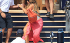 Mariah Carey se casse la figure sur un yatch (photos)