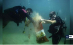 Île de Gorée: Les déchets ménagers décorent les fonds marins