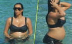 Photos - Kim Kardashian en vacances à Saint-Barth : comme un poisson dans l'eau !