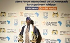 5e Forum International de la Démocratie Participative : Khombole, seule commune à décrocher 2 prix à Cotonou