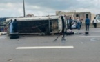 Accident sur l’autoroute AIBD-Dakar : plusieurs blessés, circulation perturbée