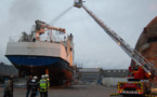 Port de Dakar:  3 morts dans l'incendie d'un navire chinois