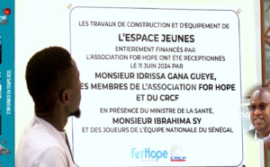 Hôpital FANN : L'association For Hope a inauguré l'espace dédié aux jeunes enfants atteints du cancer en Afrique, au CRCF, ce mardi