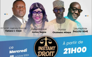 « Instant Droit » sur Leral Tv, ce mercredi : Astou Sagna et ses invités en débat sur « les mauvaises pratiques des banques au Sénégal »