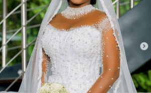 Mariage avec Bril Fight: admirez la magnifique robe de Dieyna Baldé (Photos)