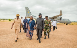 Photos / 𝗜𝗻𝗼𝗻𝗱𝗮𝘁𝗶𝗼𝗻𝘀 à 𝗕𝗮𝗸𝗲𝗹 et 𝗠𝗮𝘁𝗮𝗺: La ministre Mme Maïmouna Dièye et son collègue de l'Intérieur, Jean Baptiste Tine, en mission commando, ce lundi