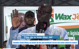 Rendre les soins anticancéreux plus accessibles : l’engagement ferme de Amadou Touba Niang, tête de liste de Wax Jef