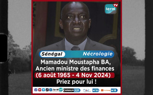 Hommage à  Mamadou Moustapha Ba  (6 Août 1965 - 4 Novembre 2024)